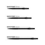 Harrows HM Grip Quick Points - Black 40mm - Image 2