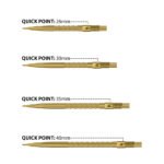 Harrows HM Grip Quick Points - Gold 35mm - Image 2