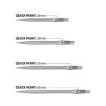 Harrows HM Grip Quick Points - Silver 30mm - Image 2