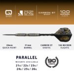 Harrows Opus Quick Point Steel Tip Darts - 24gm - Image 4