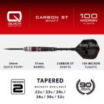 Harrows Ryan Searle Series 2 Quick Point Steel Tip Darts - 26gm - Image 4