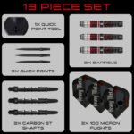 Harrows Ryan Searle Series 2 Quick Point Steel Tip Darts - 26gm - Image 5