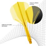 Harrows Solo Integrated Flight & Shaft System - No6 Medium Yellow - Image 5