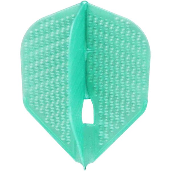 L-6027-2.jpg L-Style Pro Dimple Dart Flights - L3 / Shape Emerald - Image 1