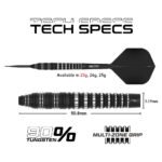 Red Dragon Sable 02 Torpedo Switch Point Steel Tip Darts - 25gm - Image 4