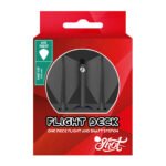 Shot Flight Deck Dart Flight & Shaft System - Kite Inbetween Black - Image 3
