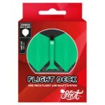Shot Flight Deck Dart Flight and Shaft System - Standard Medium Green - Image 3