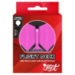 Shot Flight Deck Dart Flight and Shaft System - Standard Short Pink - Image 3