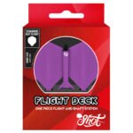 Shot Flight Deck Dart Flight and Shaft System - Standard Medium Purple - Image 3