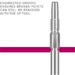 Target Swiss Diamond Pro Steel Points - Silver 30mm - Image 2
