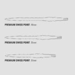 Target Japan Premium Swiss Steel Points - Blue 30mm - Image 5