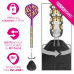 Target Luke Littler G1 Prodigy Swiss Point Steel Tip Darts -  23gm - Image 5