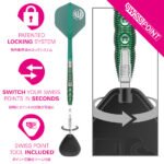Target Prime Series Xeno Swiss Point Steel Tip Darts - 23gm - Image 6