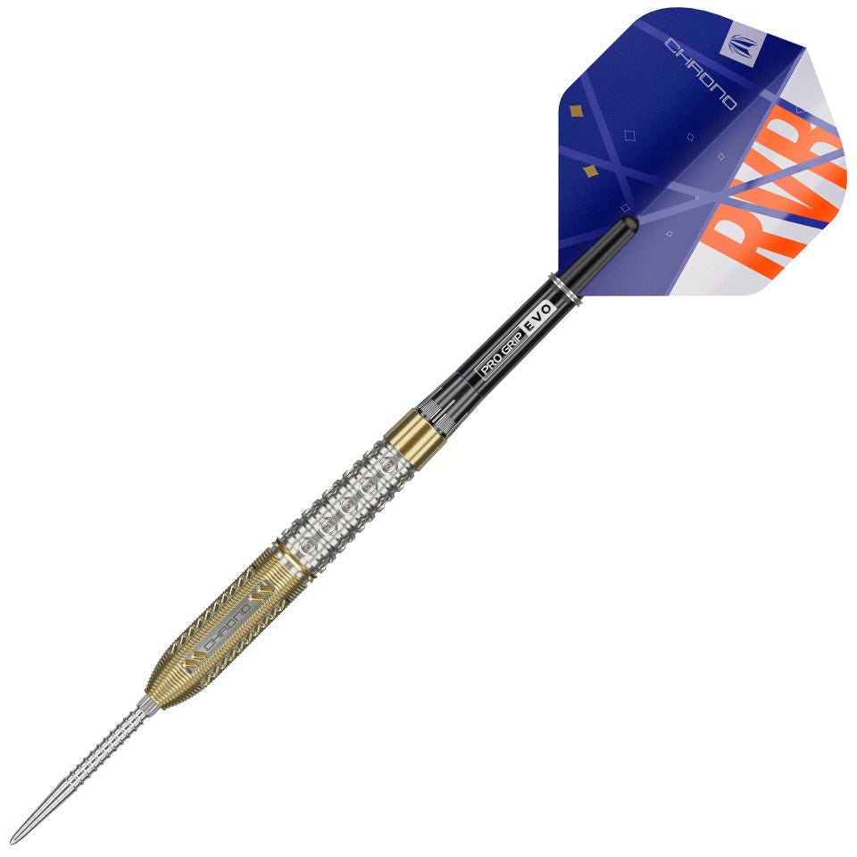 TargetRaymondVanBarneveldChronoSteel_01.jpg Target Raymond Van Barneveld Chrono Swiss Point Steel Tip Darts - 21gm - Image 1
