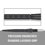 Target Swiss Storm Diamond Steel Points - Black 30mm - Image 3