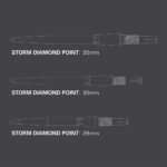 Target Swiss Storm Diamond Steel Points - Black 26mm - Image 4