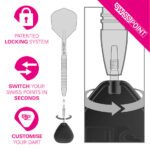 Target Swiss Storm Surge Steel Points - Black 35mm - Image 4