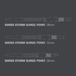 Target Swiss Storm Surge Steel Points - Black 26mm - Image 5