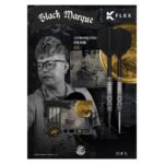 Target Black Marque Chaos 2.0 Swiss Point Steel Tip Darts - 21gm - Image 3