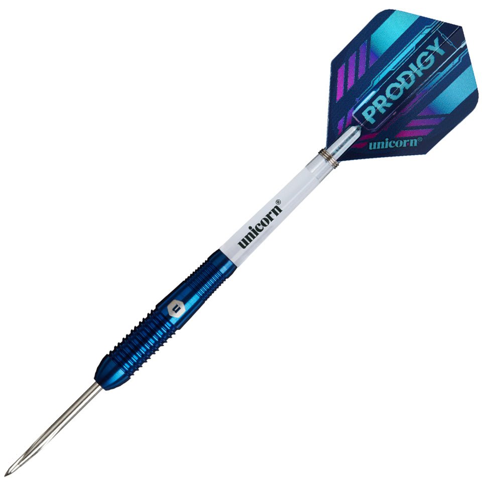UnicornProdigy02Steel_01.jpg Unicorn Prodigy 02 Steel Tip Darts - 23gm - Image 1