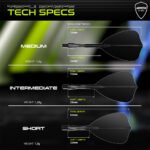 Winmau Fusion Integrated Flight & Shaft System - Arrow Short Black - Image 3