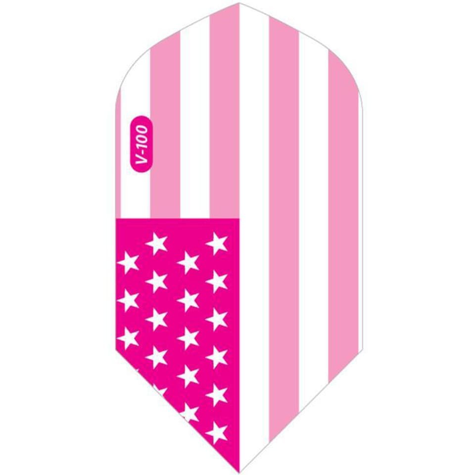 c2020_30-3603.jpg GLD American Flag Dart Flights - Slim Pink - Image 1