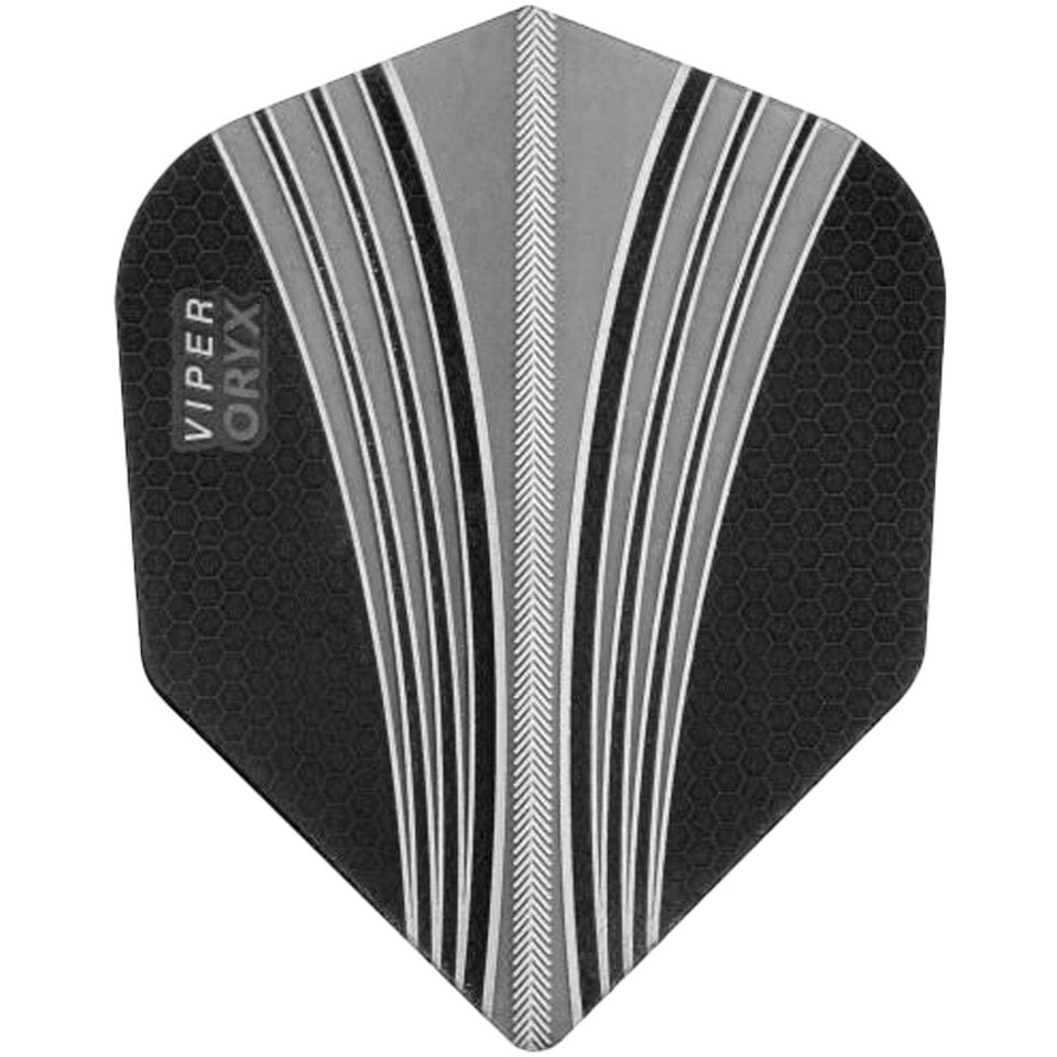 c2020_30-6112.jpg GLD Viper Oryx Dart Flights - Shape Black & Gray - Image 1