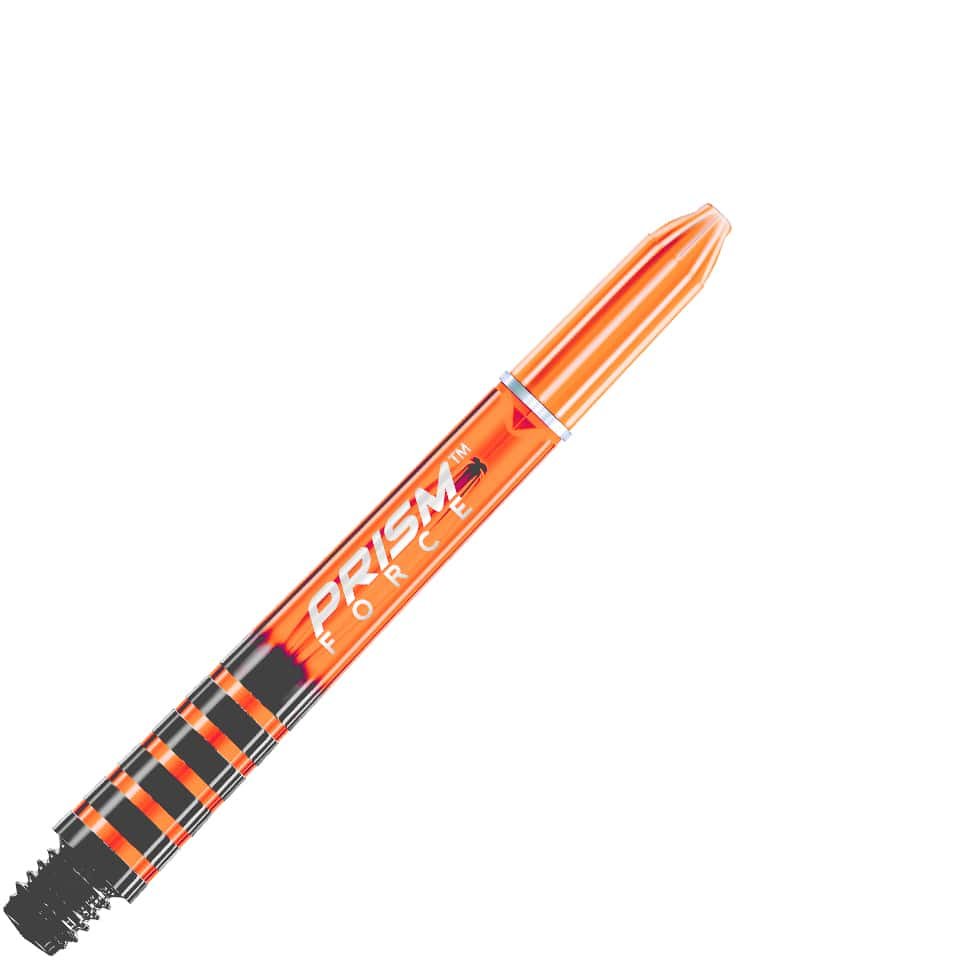 c2020_55-7020-107_f3fb50c0-f993-43d0-a6e6-1bbf90ae0ea8.jpg Winmau Prism Force Dart Shafts - Short Orange - Image 1