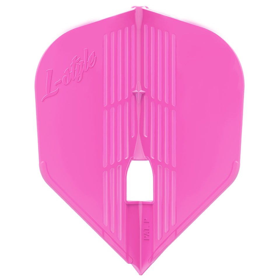c2020_L-6086.jpg L-style Pro Kami Dart Flights - L3 / Shape Pink - Image 1