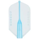 Robson Plus Crystal Dart Flights - Slim Blue