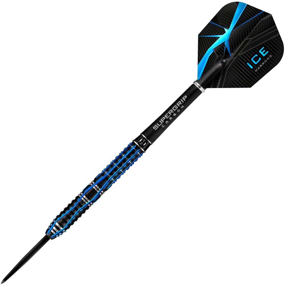 c2021-12-53171-21-1_e4b2af85-ba80-48b7-ab86-67feeed90dfd.jpg Harrows ICE Recut 90% Tungsten Steel Tip Darts - 21gm - Image 1