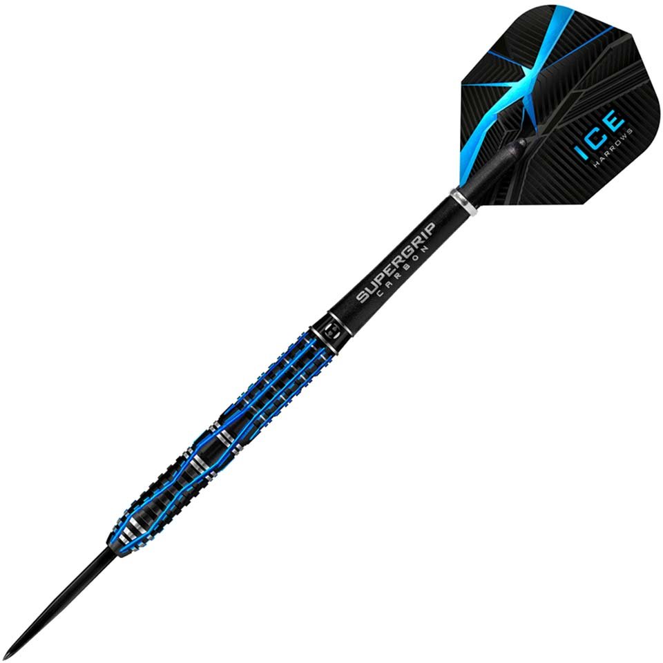 c2021-12-53174-24-1.jpg Harrows ICE Recut 90% Tungsten Steel Tip Darts - 24gm - Image 1