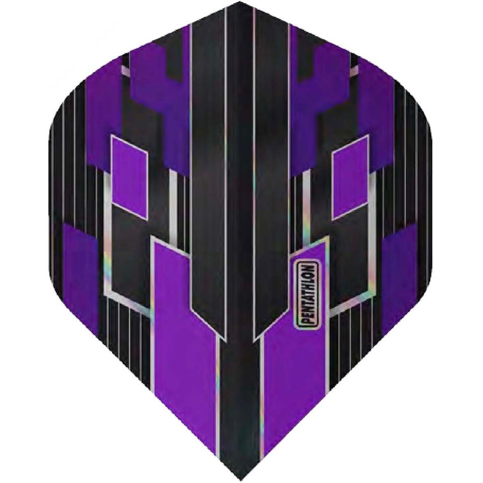 c2021-60-5007.jpg Pentathlon Shimmer Dart Flights - Standard Purple - Image 1