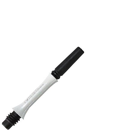 ff-1502-2_5ea4dea4-b7ac-4c8f-a3f7-b7f7a19b8397.jpg Fit Flight Carbon Slim Locked Dart Shafts - X-Short #2 (18.0mm) Lt White - Image 1