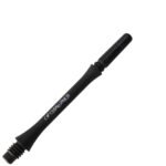 Fit Flight Carbon Slim Spinning Dart Shafts - Super Medium #6 (35.0mm) Black