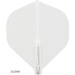 Fit Flight Air Dart Flights - Standard Clear