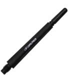Fit Flight Carbon Spinning Dart Shafts - Super Medium #6 (35.0mm) Black