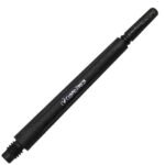 Fit Flight Carbon Spinning Dart Shafts - X-Long #8 (42.5mm) Black