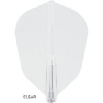 Fit Flight Air Dart Flights - Super Shape Clear