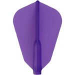Fit Flight Dart Flights - F-Shape Purple Double Pack
