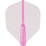 Fit Flight Air Dart Flights - Shape Hot Pink