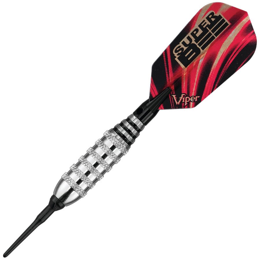 g20-1202.jpg GLD Super Bee Nickel Silver Soft Tip Darts - 16gm - Image 1
