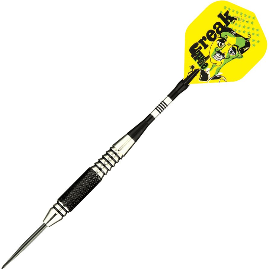 g22-1704.jpg GLD The Freak Nickel Silver Steel Tip Darts - 22gm - Image 1