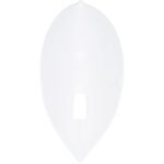 L-Style Pro Soft Dart Flights - L2 / Teardrop White (5 Sets)
