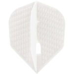 L-Style Pro Dimple Dart Flights - L3 / Shape White