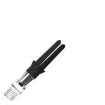L-Style L-Shaft Carbon Silent Straight Spinning Dart Shafts - 130 XShort Clear