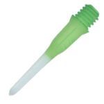 L-Style Short Lip Two Tone Soft Tip Points - Green (30 Count)