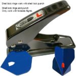 L-Style Shell Lock Rings 6 Pack - Red - Image 2
