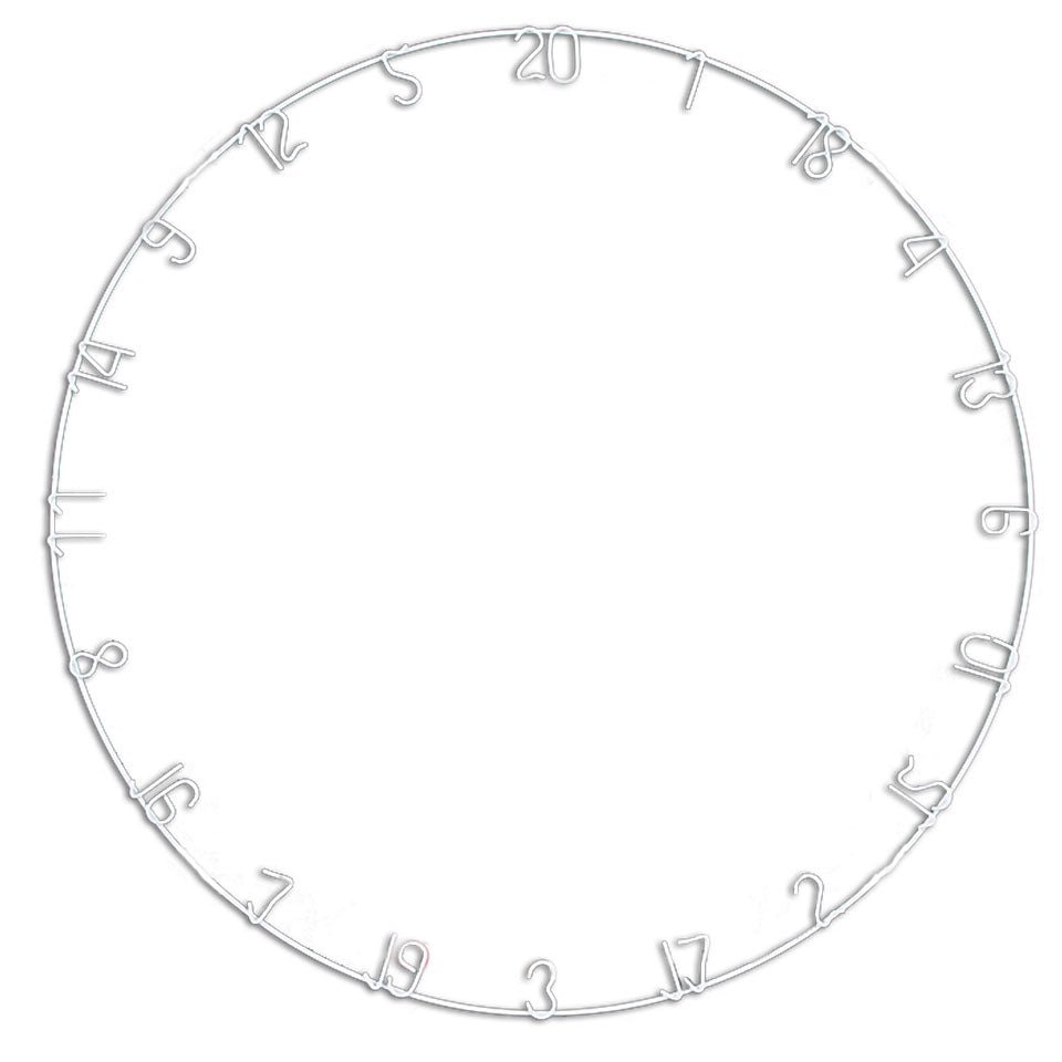 number-ring.jpg Dartboard Replacement Number Ring - White - Image 1
