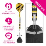 Target Buzz 01 Swiss Point Steel Tip Darts - 22gm - Image 6
